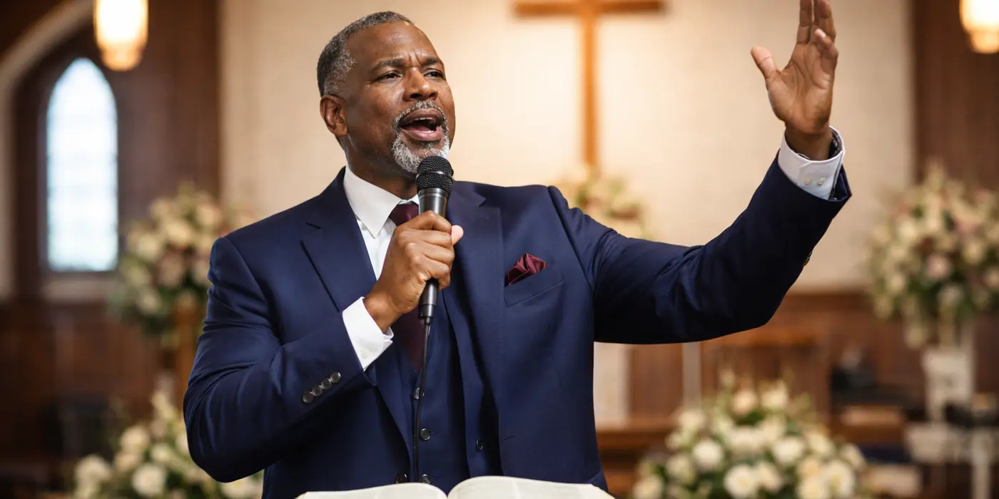 a minister preaching from CHURCH IN DALLAS in Dallas, TX - church near me