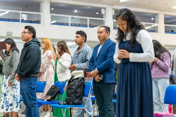 a congregation praying from CHURCH IN DALLAS in Dallas, TX - Women Bible Study Ministry